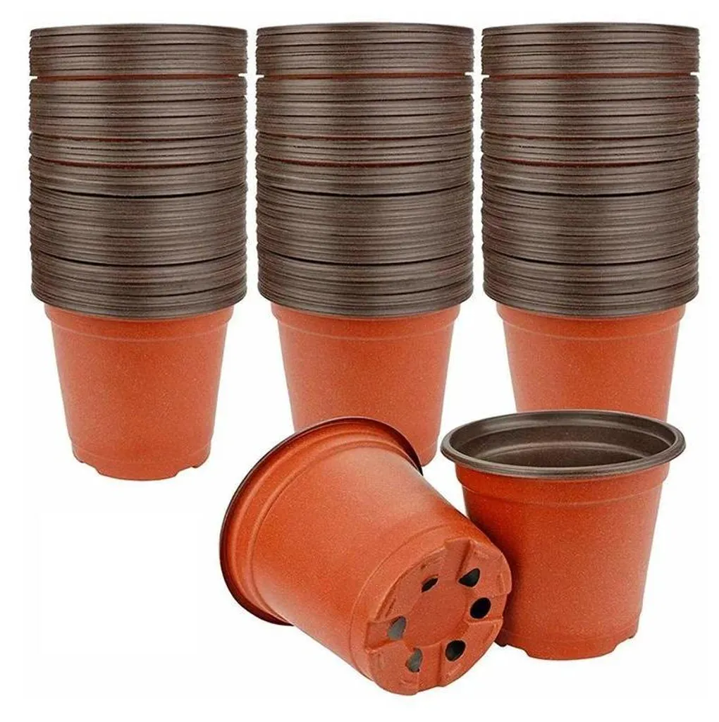 Pots de fleurs lot de 75 pièces souples et réutilisables pour semis