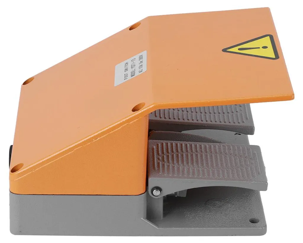 Pédale de commande double 380 VCA avec kit de fixation complet