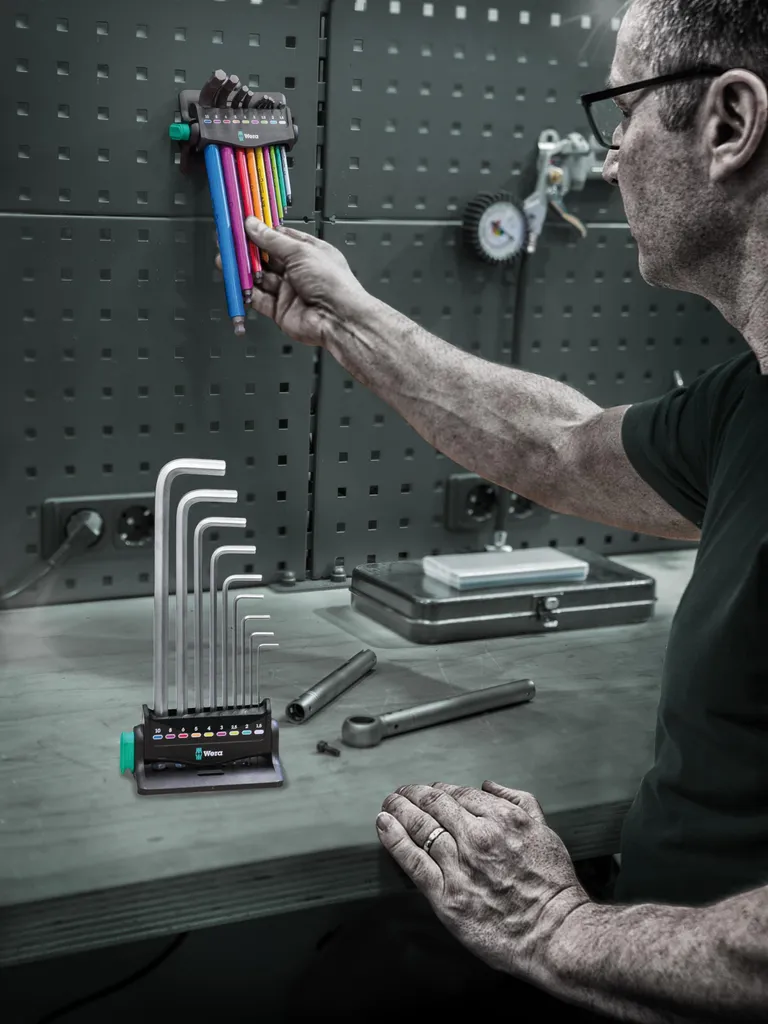 Wera 950/9 Hex-Plus Multicolour 3 avec profil protecteur d'empreinte - 8