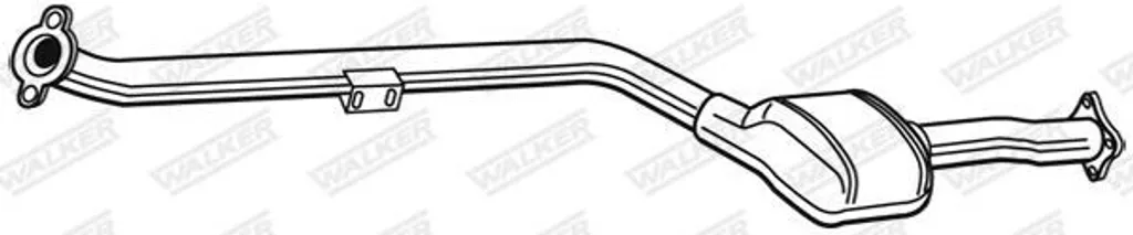 Réparer Échappement Mercedes W203 avec le Catalyseur WALKER 20941