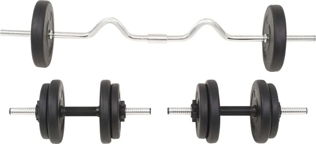 Langlebige Langhantel- und Kurzhantel-Set 30 kg - Möbel314899 - Kurzhanteln