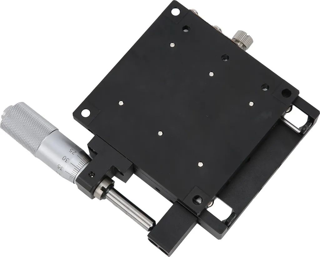 Table de translation XPG80 pour microscope, réglage fin axe X manuel