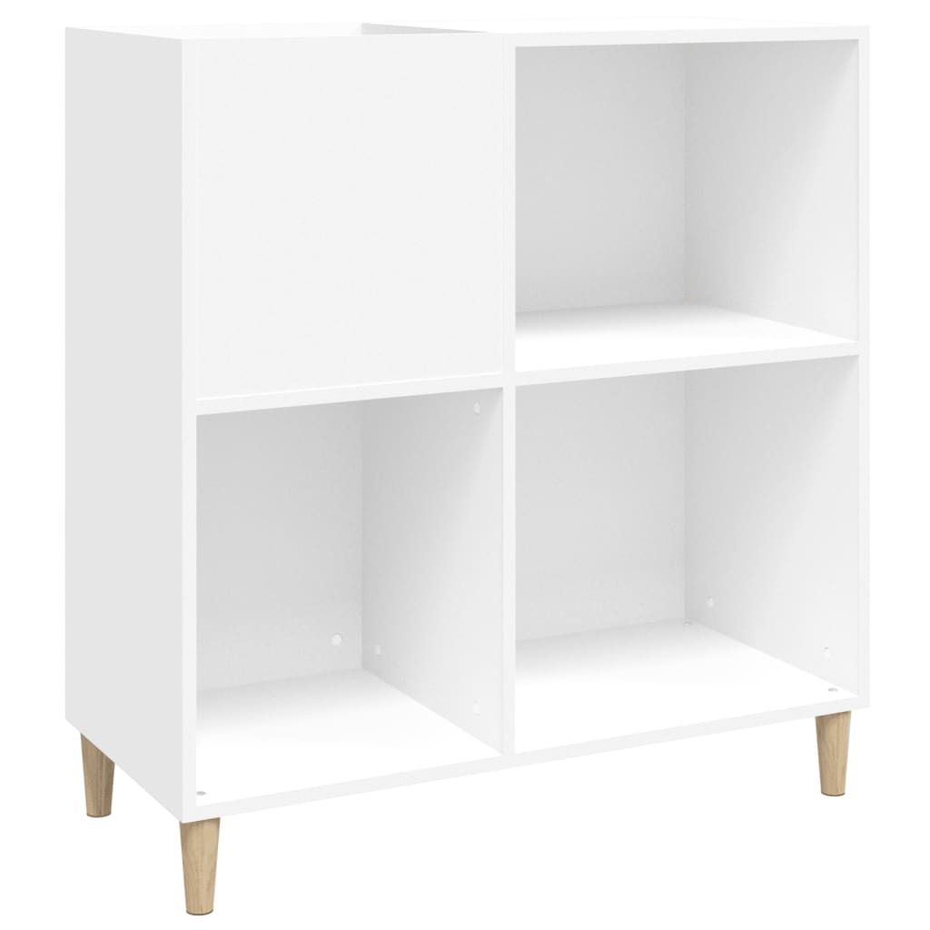 vidaXL Plattenschrank Weiß 84,5x38x89 cm Holzwerkstoff Produktbild 