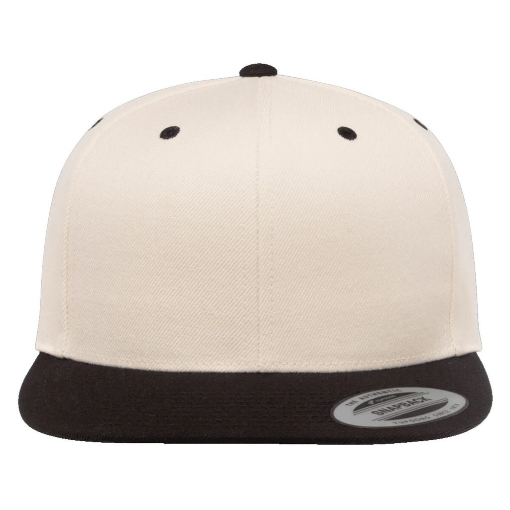 Yupoong Herren The Classic Baseballkappe, zweifarbig RW2887 (Einheitsgröße) (meliert/Rot)