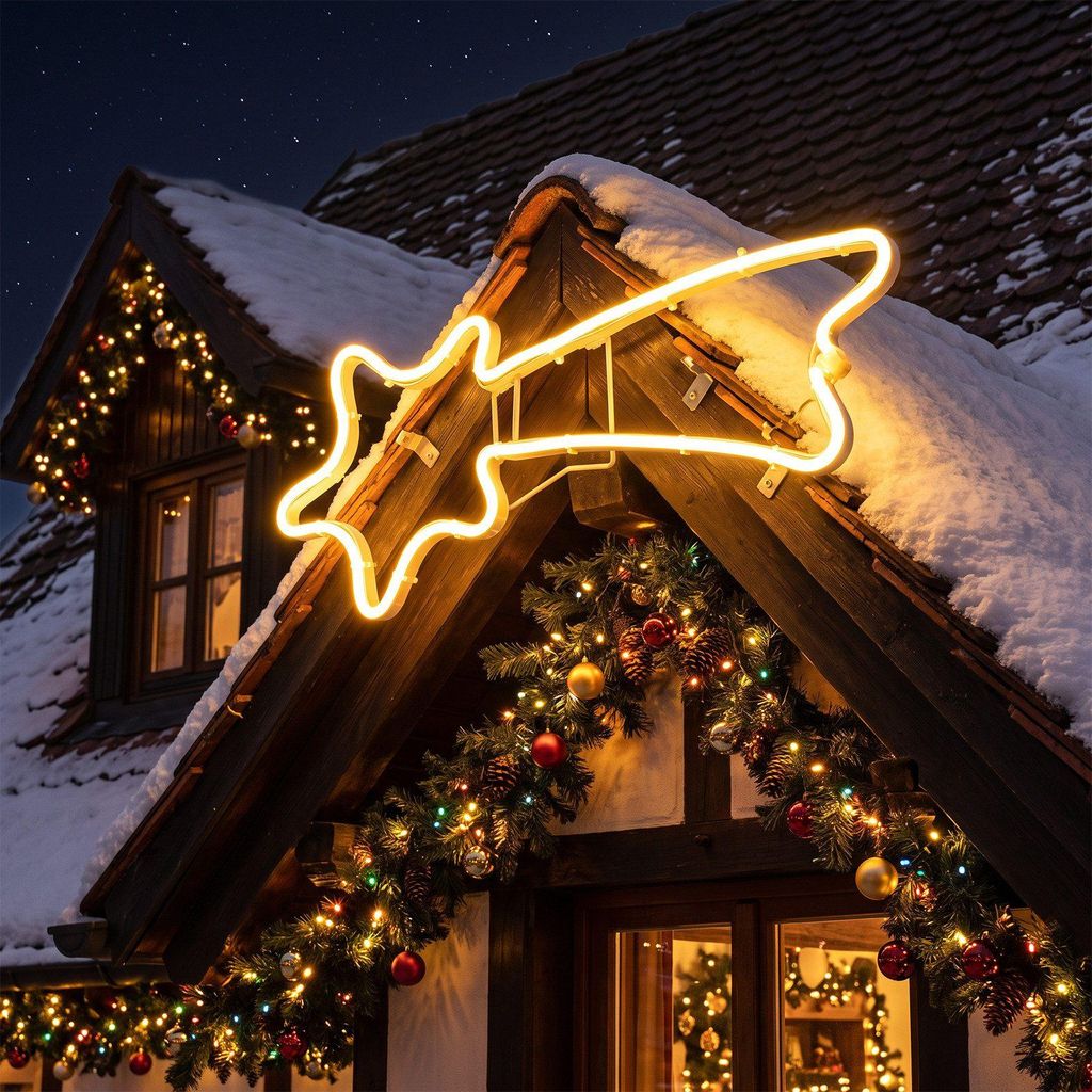 SALCAR LED Weihnachtsbeleuchtung 90 cm mit 300 LEDs, Produktbild 