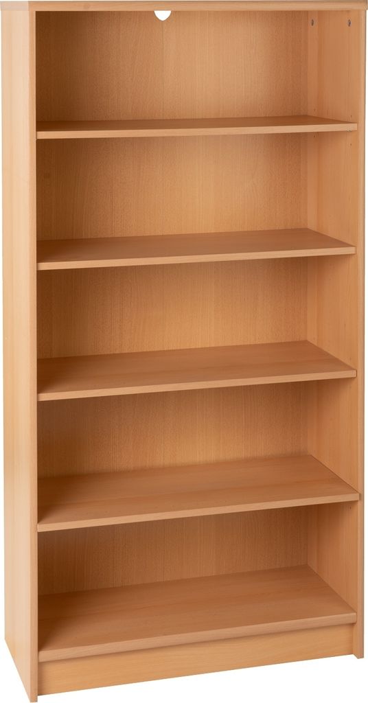Bücherregal - Buchedekor - 72 x 148 cm - 1 fester Boden - 3 Einlegeböden