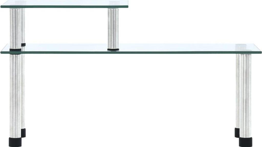vidaXL Keukenrek, transparant, 45x16x26 cm, hartglas Productafbeelding 