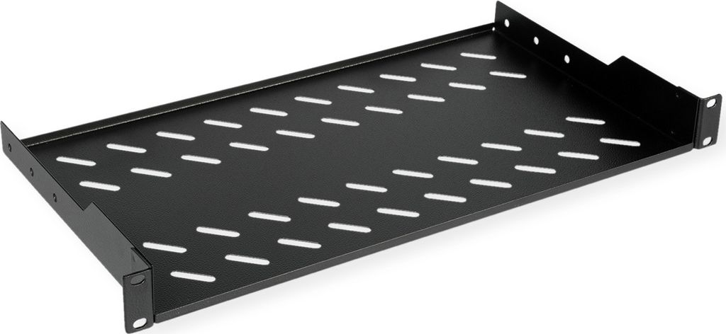 ROLINE 19-Zoll Fachboden 1 HE, 250 T 15 kg schwarz