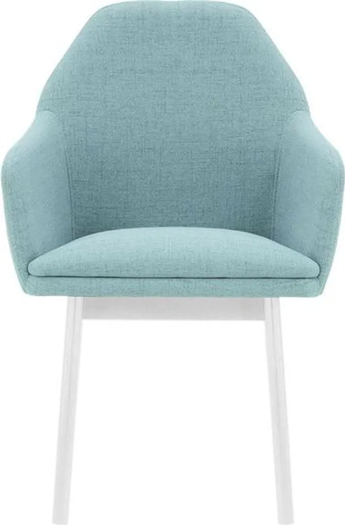 Chaise blanche ergonomique Buzz-Cablo 10-white en résine robuste