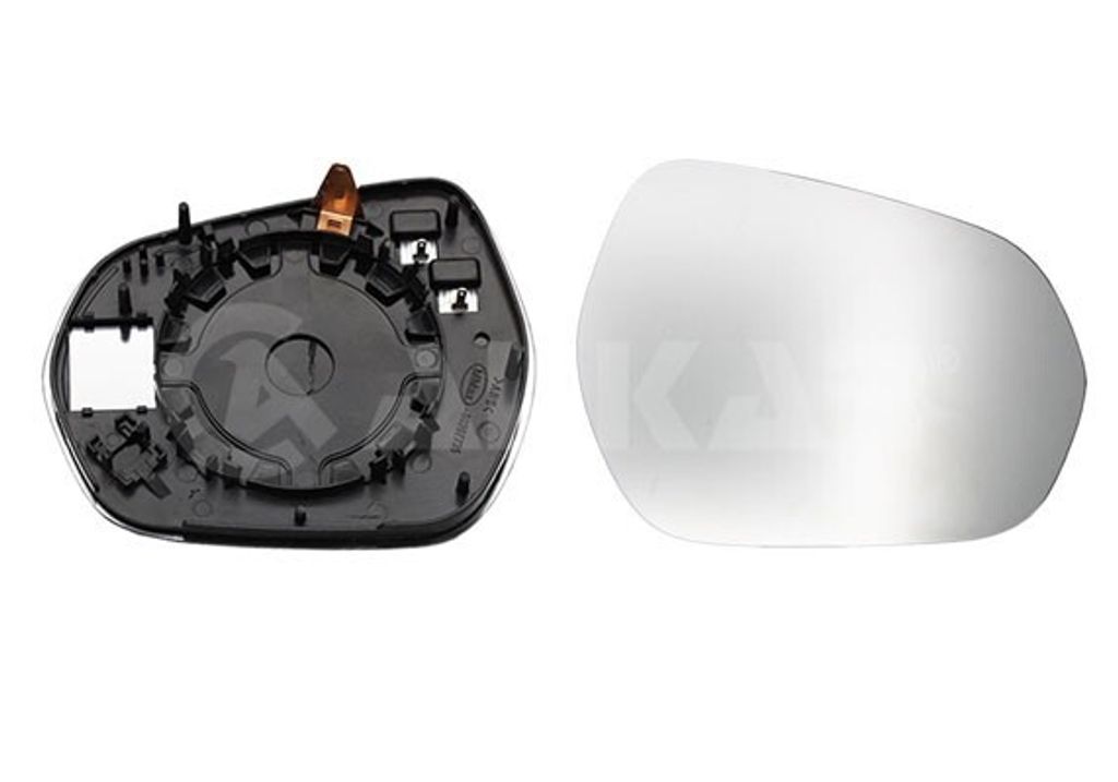 ALKAR Spiegelglas Außenspiegel Rechts für FORD Puma SUV Beheizbar Konvex 6432077