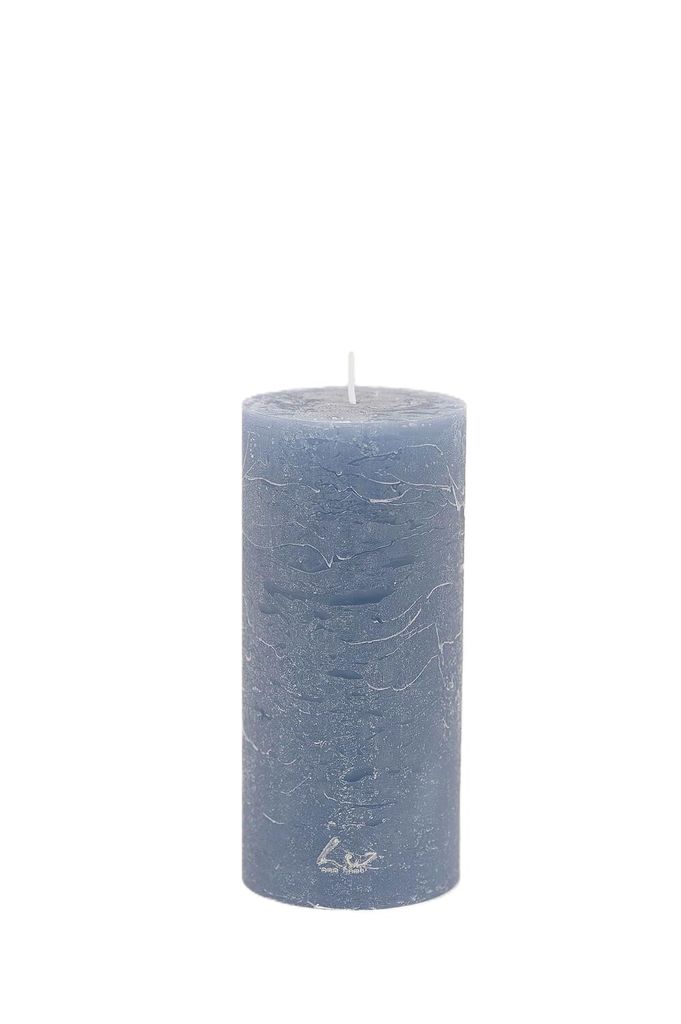 Rasteli Luz Your Kerze Zylinder Blau-Ozeanblau D 7 cm H 15 cm