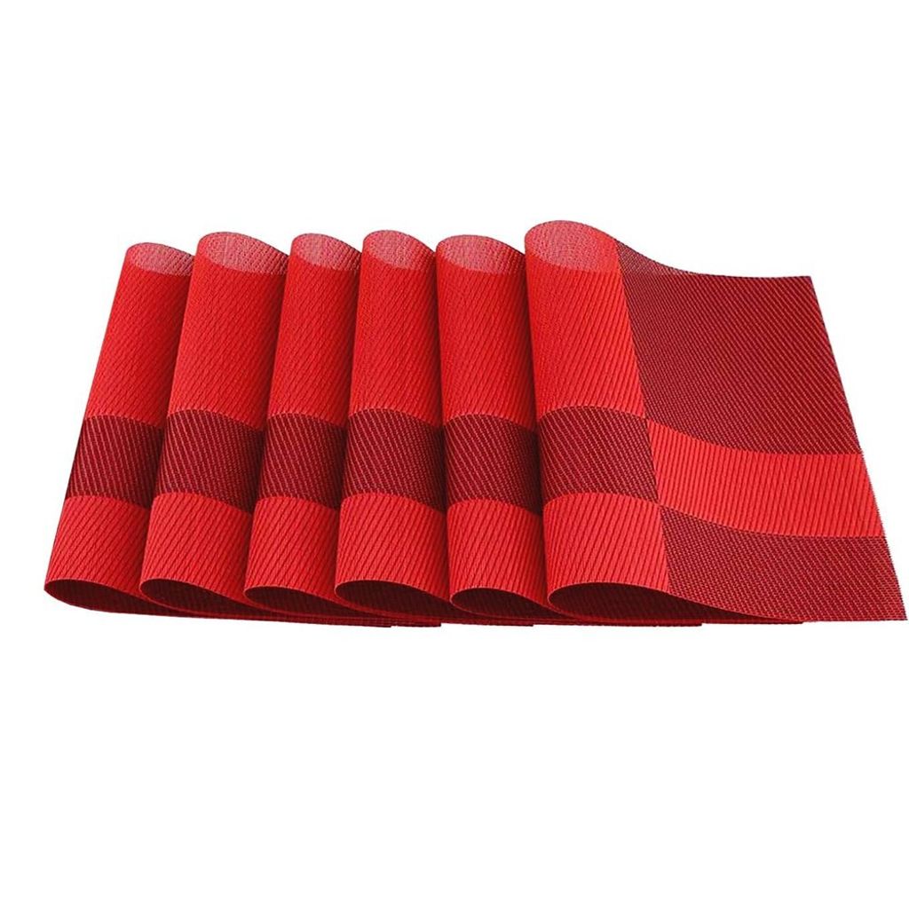 Set mit 6 waschbaren Tischsets und hitzebeständigen Produktbild 1