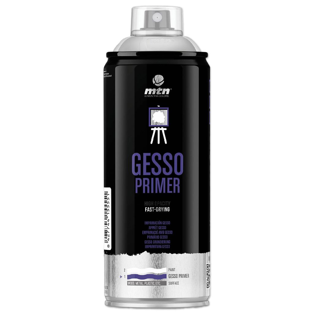Sprühgrundierung | MTN PRO | Gesso Primer | Weiß | 400ml Produktbild 