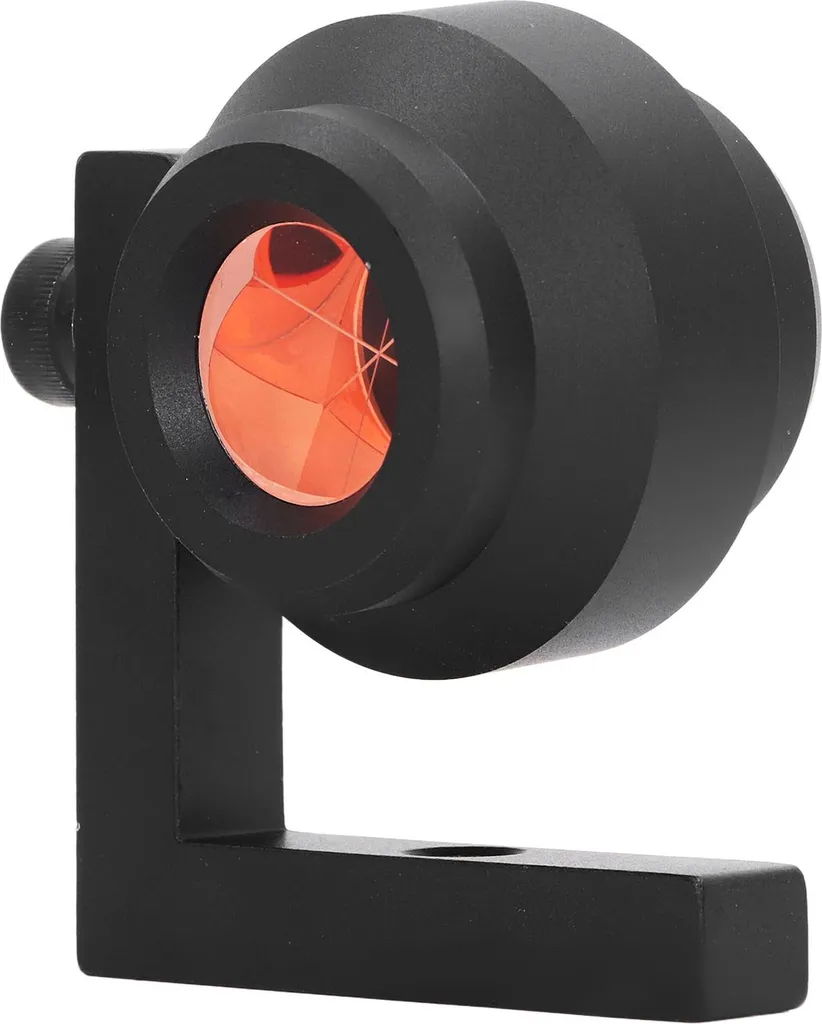 Prisme à angle droit 90° avec support en L et optique double face