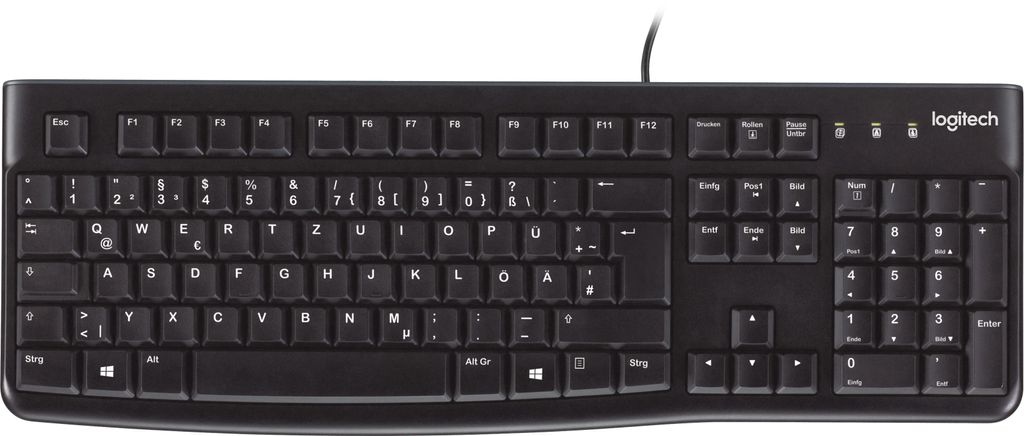 Logitech Keyboard K120 for Business, Kabelgebunden, USB, Produktbild 