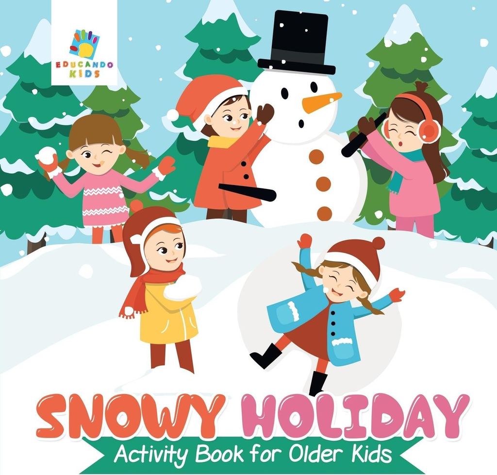 Snowy Holiday Activity Book for Older Kids