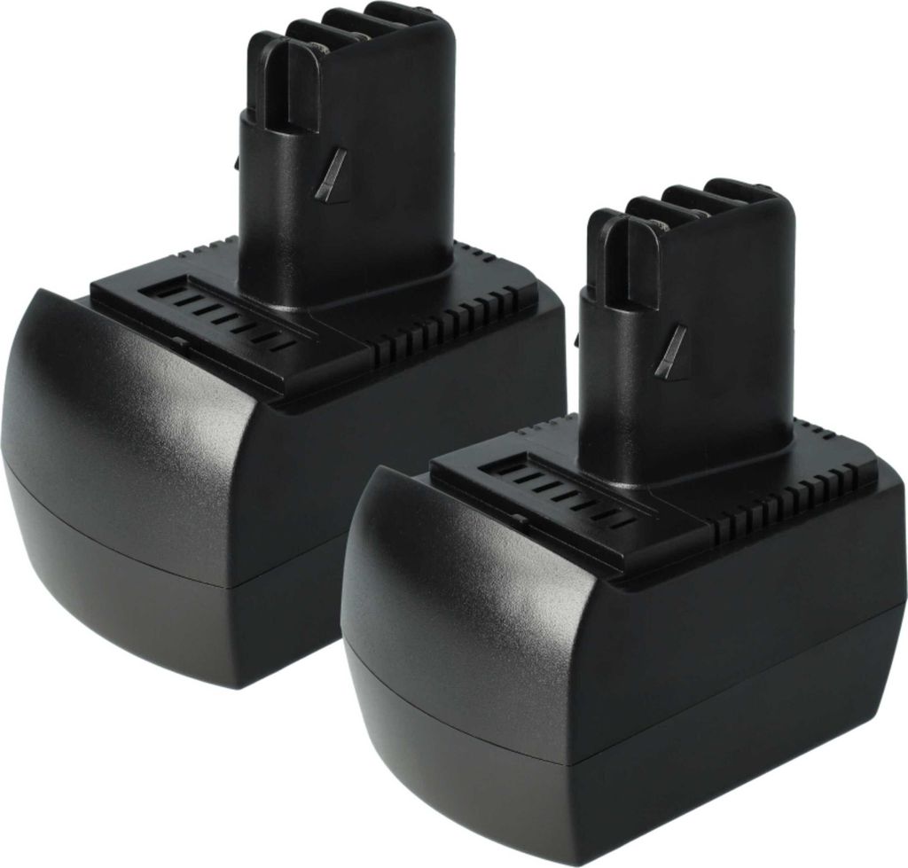 vhbw 2x Akku kompatibel mit Metabo BZ 12 SP, SSP 12, BSZ 12 Impuls, BSZ 12 Premium, BS 12 SP, BSZ 12, ULA9.6-18 Werkzeug (1500 mAh, NiMH, 12 V)