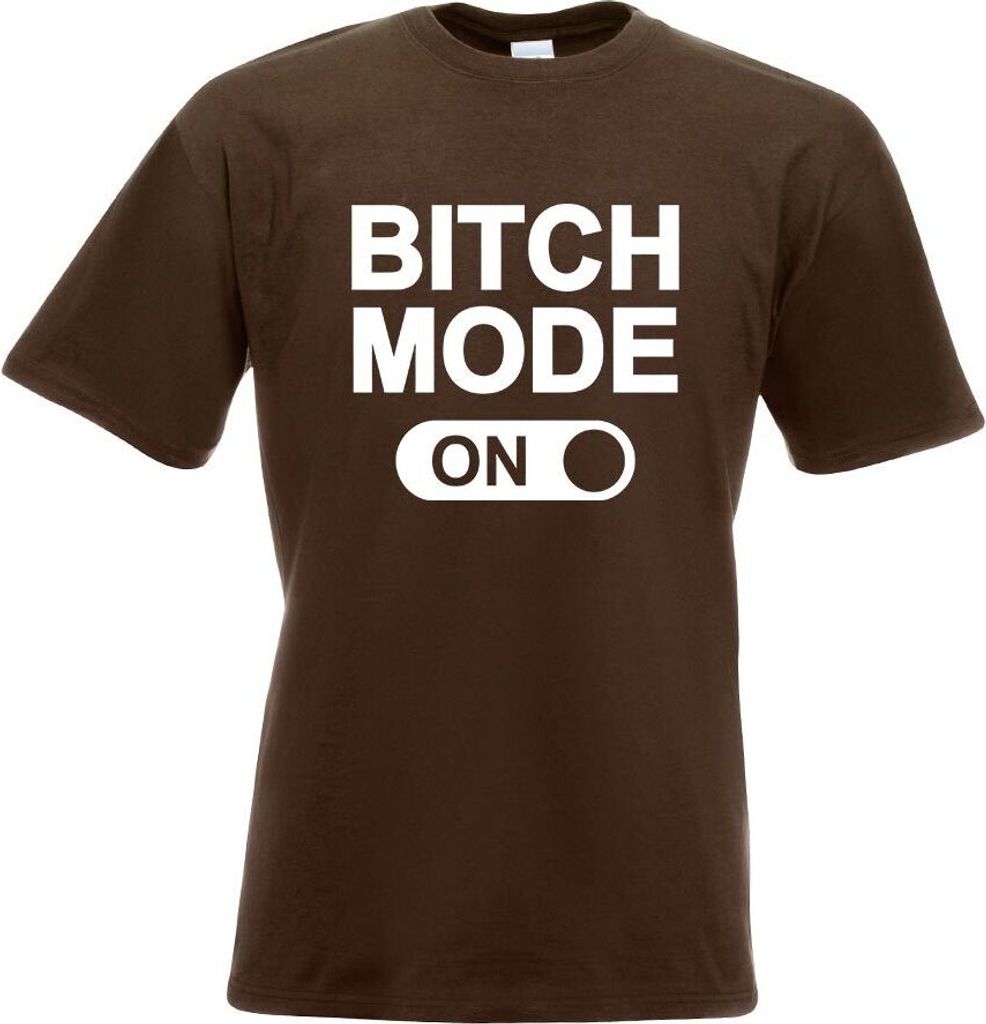 Kiwistar - T-Shirt - Chocolate - Frau Mode On Motiv Bedruckt Funshirt Design Print - mit Motiv Bedruckt - Funshirt Design - Sport - Freizeit - Herr...