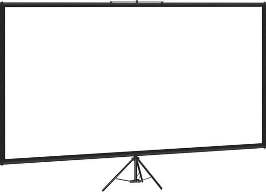 Telo Proiettore Portatile 100" 16:9 con Treppiede Alluminio 4K HD