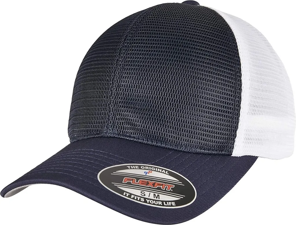 Flexfit Omnimesh Navy Bianco RW8069 | Cap Streetwear Unisex S/M