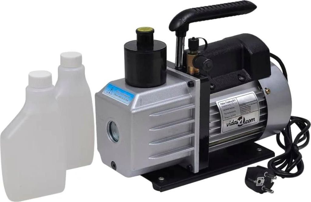 vidaXL Vakuumpumpe 50 L/min 4-Wege-Verteiler-Manometer Klimaanlagen