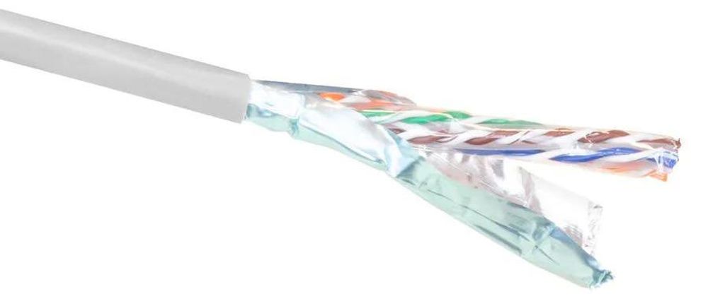 ACT Cat 6 F/UTP solid installation cable, PVC, CPR euroclass ECA, 24 AWG, grey500 meter C6A F/UTP SOLID PVC ECA 500M (FS6105)