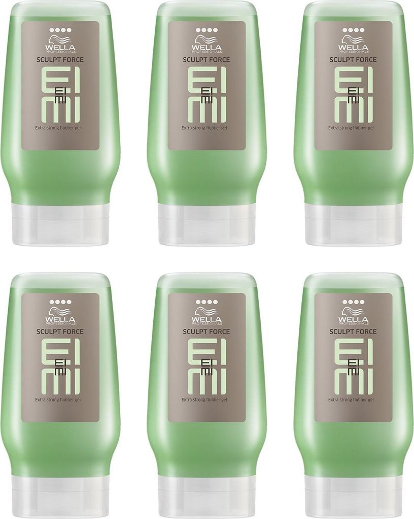 Wella Eimi Sculpt Force Flubber 6 x 125 ml Haargel Set
