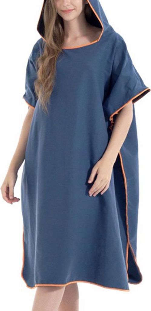 Surfponcho, Umkleidehilfe für den Strand, für Damen, Herren, Erwachsene und Jugendliche, ultraleicht und schnelltrocknend, Mikrofaser-Badeponcho,...