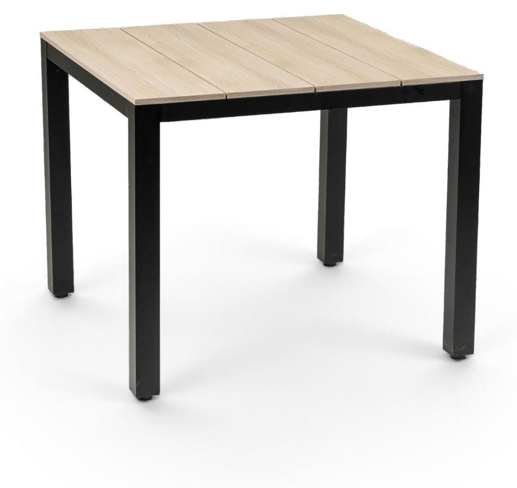 Gartentisch Limasol | 90x90cm | Polywood & Aluminium | Holz Produktbild 
