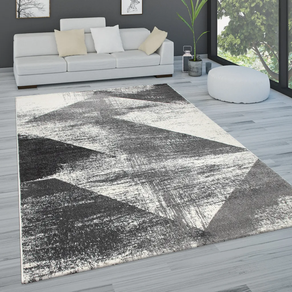 Tapis de Salon pour Famille 200x290 cm - Style Pastel Facile à Vivre
