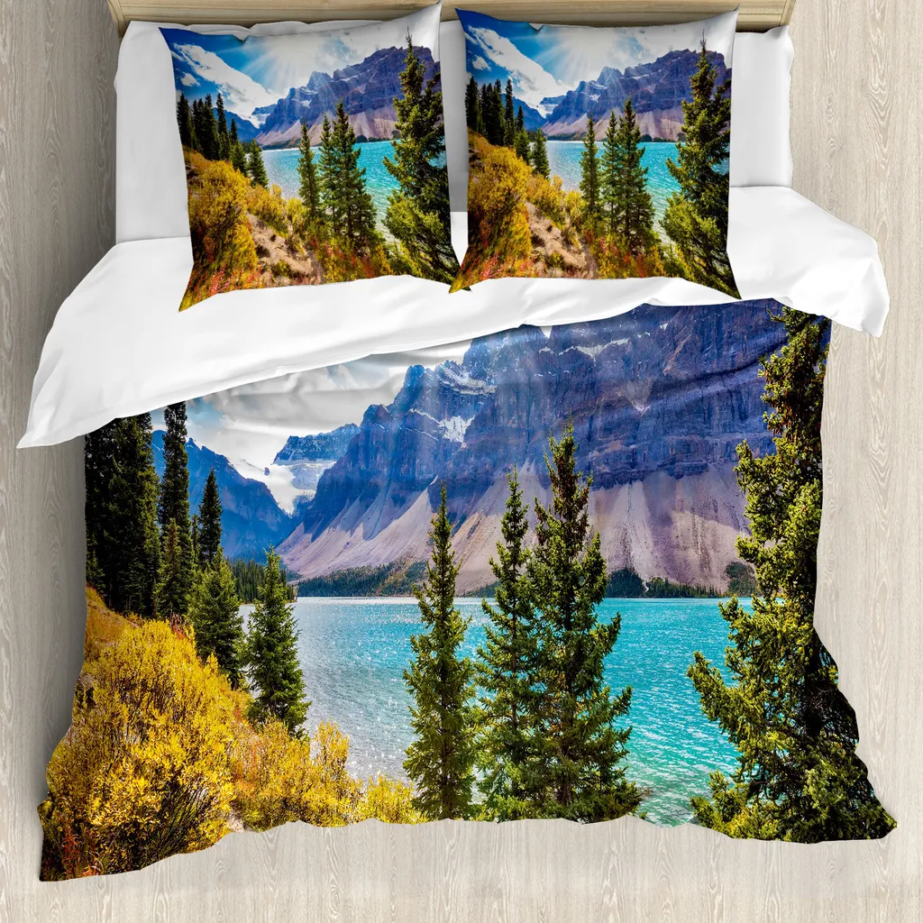 Copripiumino Design Paesaggio Canadese 200x200 | ABAKUHAUS Casa