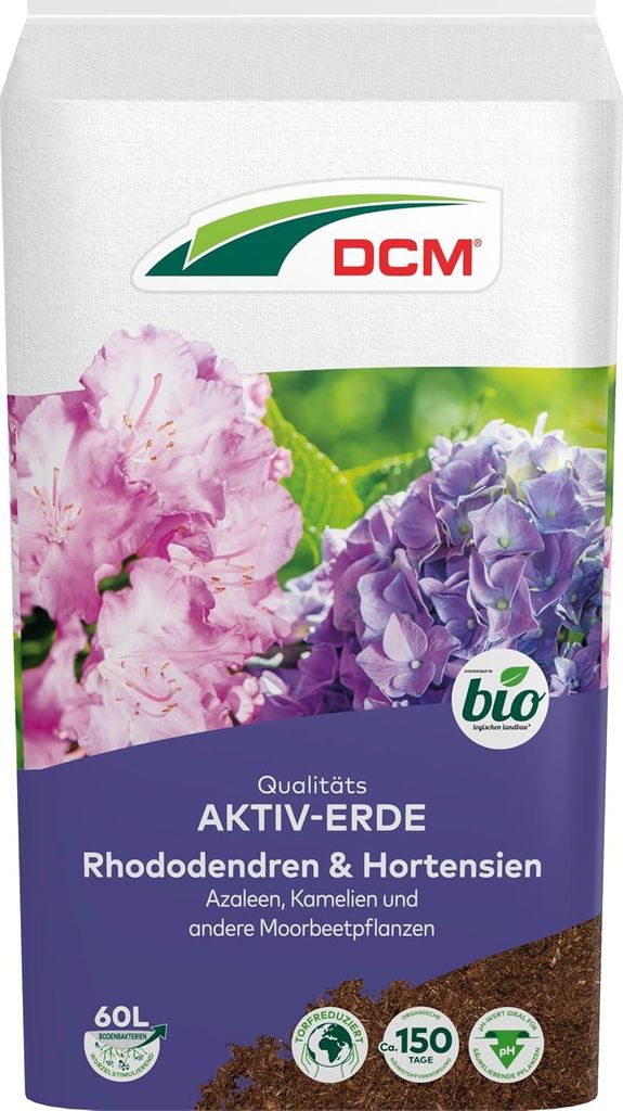 Cuxin DCM Aktiv-Erde Rhododendren & Hortensien-Erde 60 l Produktbild 