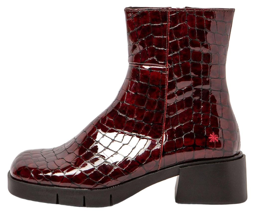 Art Stiefeletten Damen 1284 HORASAN BURDEOS / VARSOVIA Farbe Rot