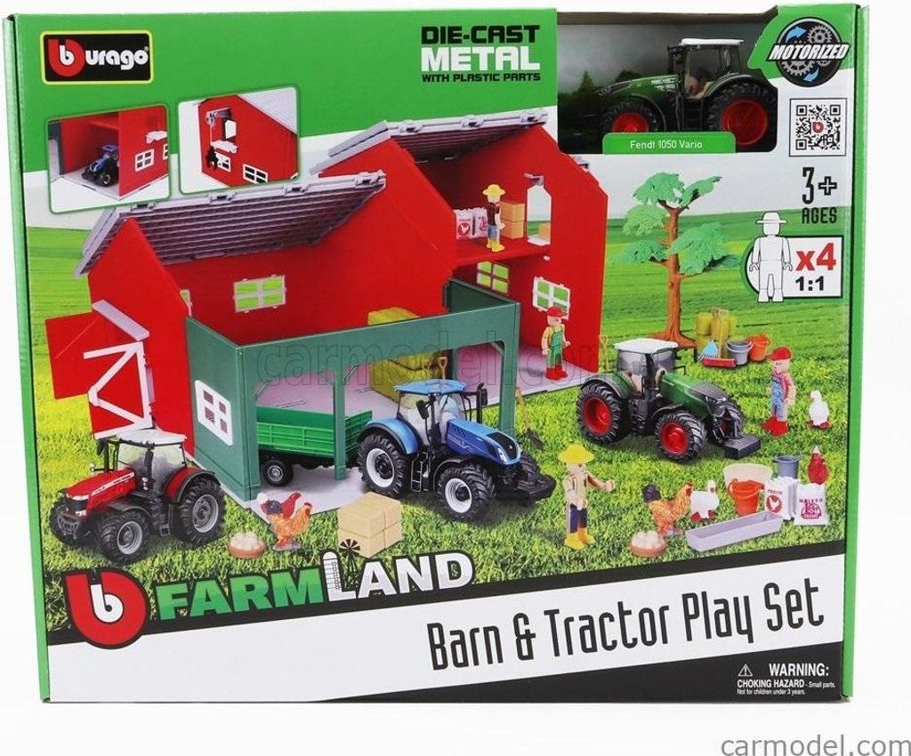 Farmland - Stodoła z traktorem BBURAGO Produktbild 