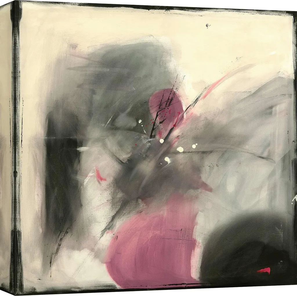Acquista Online Quadro Astratto H. Romero 40x40 - Memoria in Rosa I