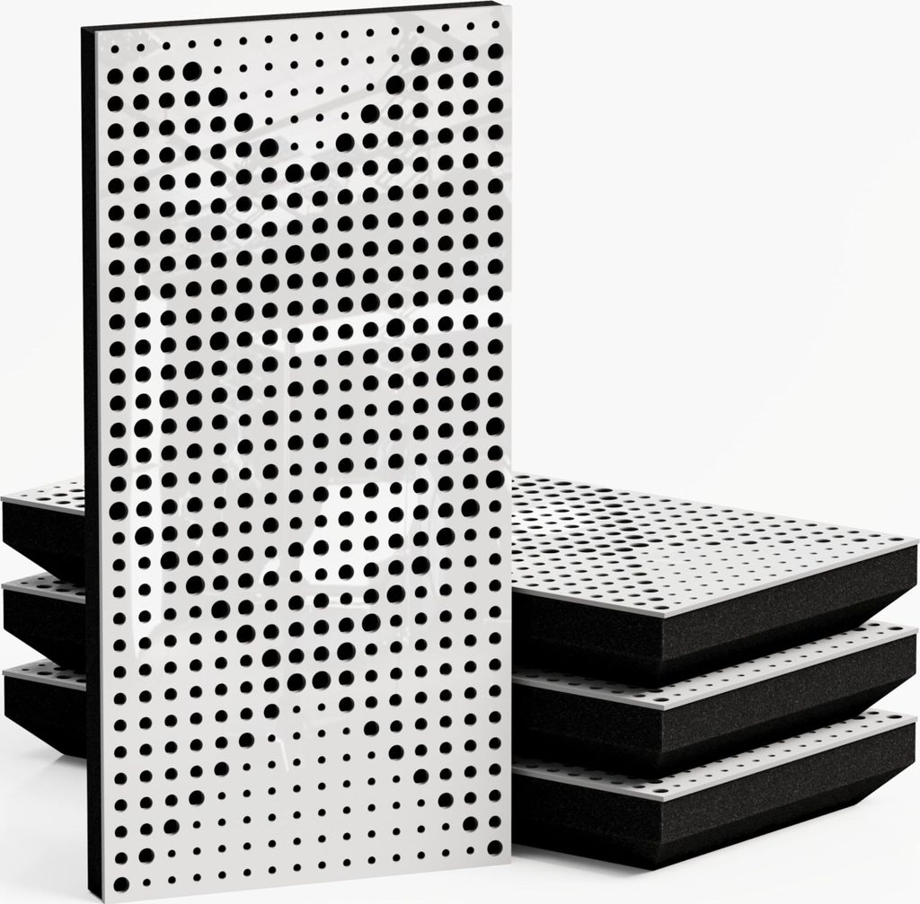 4er-Pack — Schmale Schallabsorptions-Diffus-Akustikplatte | Produktbild 
