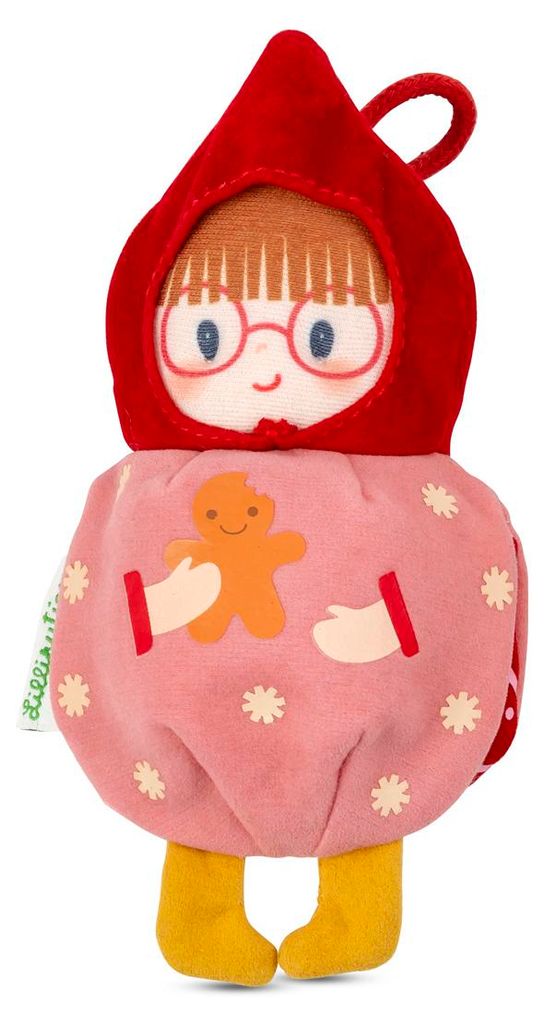 Lilliputiens Weihnachts-Elf Wendbare Stoffdekoration rot Bibbi ab 2 Jahren