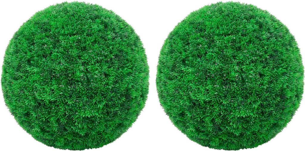 "im Sonderangebot"Künstliche Buchsbaumkugeln - Deko für Wohn- & Büroräume - 2er set - 35cm DE449754 - Kunstpflanzen
