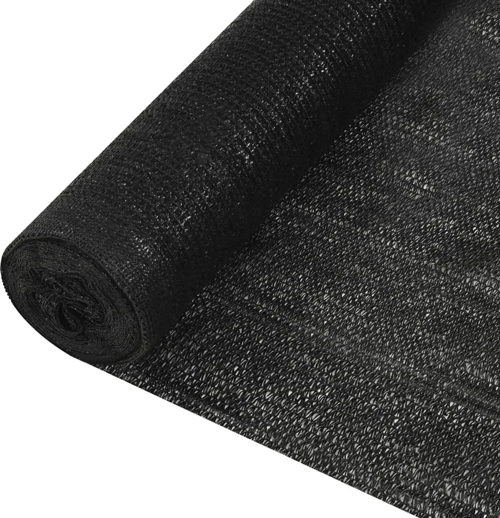 Rotolo 50m Schermo Recinzione HDPE Nero 195g | Risparmio e Qualità