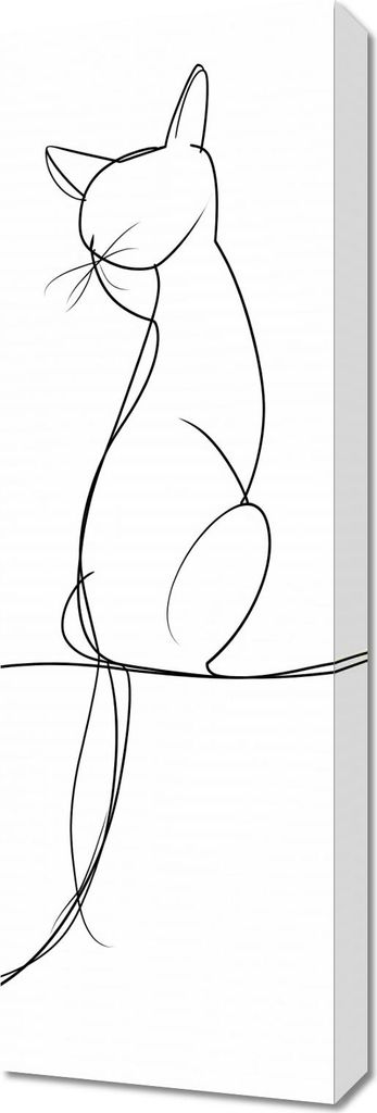 Bild 30x90cm Eleganz in einer Linie