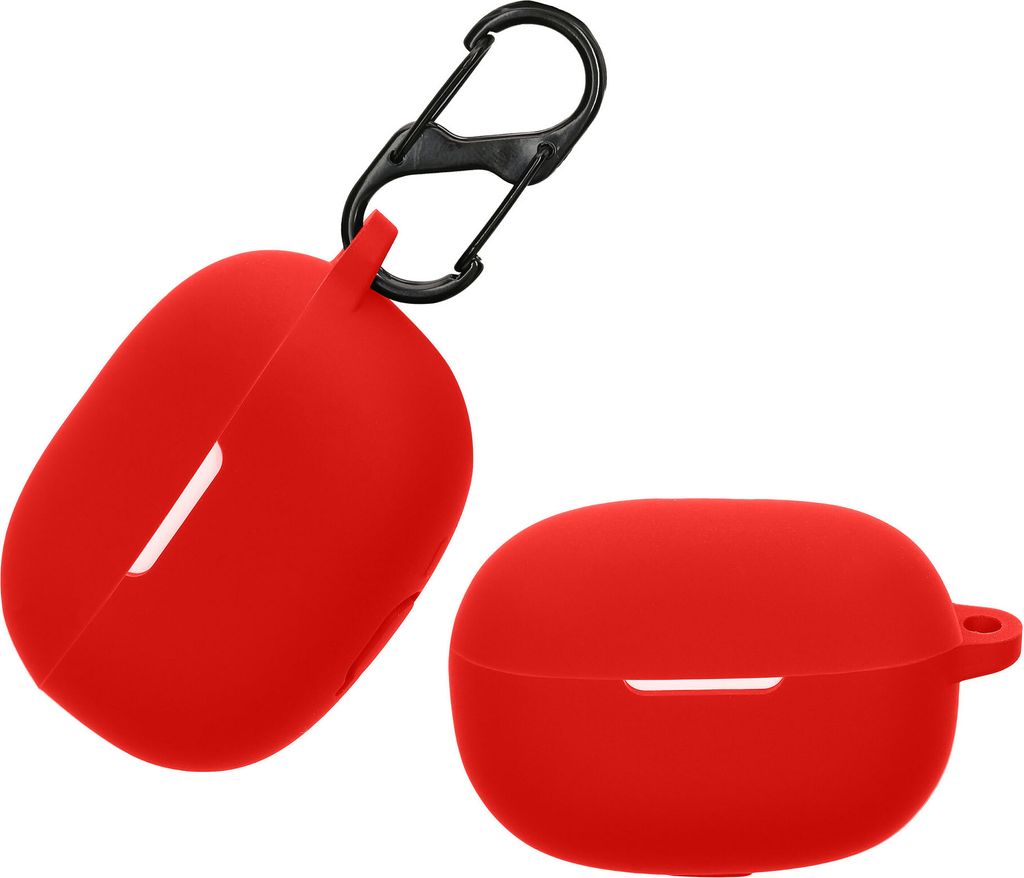 kwmobile Hülle kompatibel mit Xiaomi Redmi Buds 5 Pro Hülle - Kopfhörer Case - TPU Silikon Cover - Schutzhülle in Rot