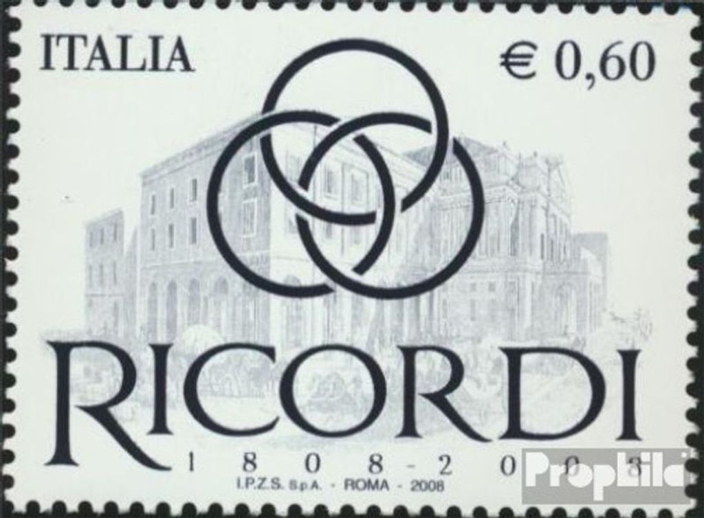 Briefmarken Italien 2008 Mi 3226 (kompl.Ausg.) postfrisch Produktbild 