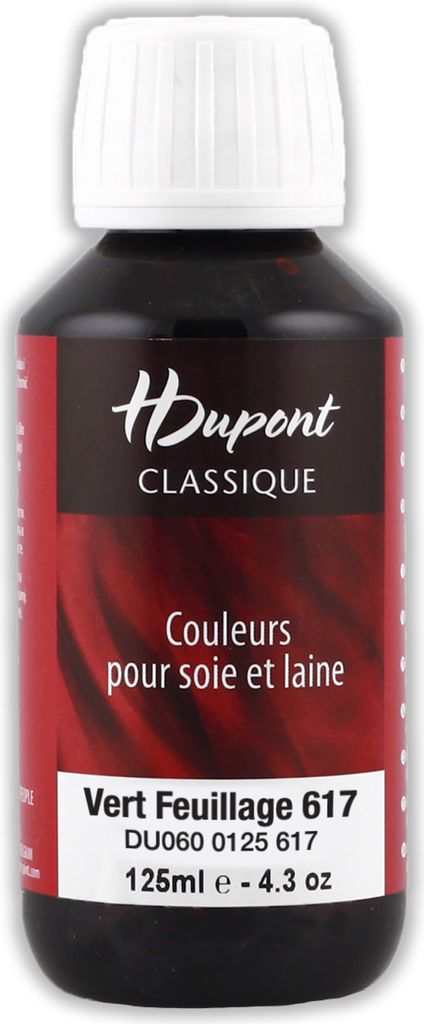 H Dupont 3x classique 125ml, Seidenmalfarbe, Blattgrün - DU0600125617C