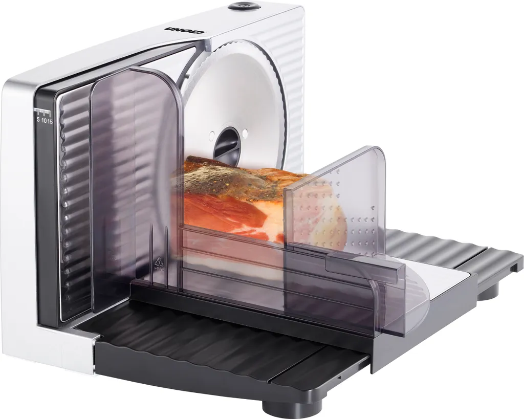 Trancheuse Électrique de Cuisine Curve Argent - Machine à Couper Pain