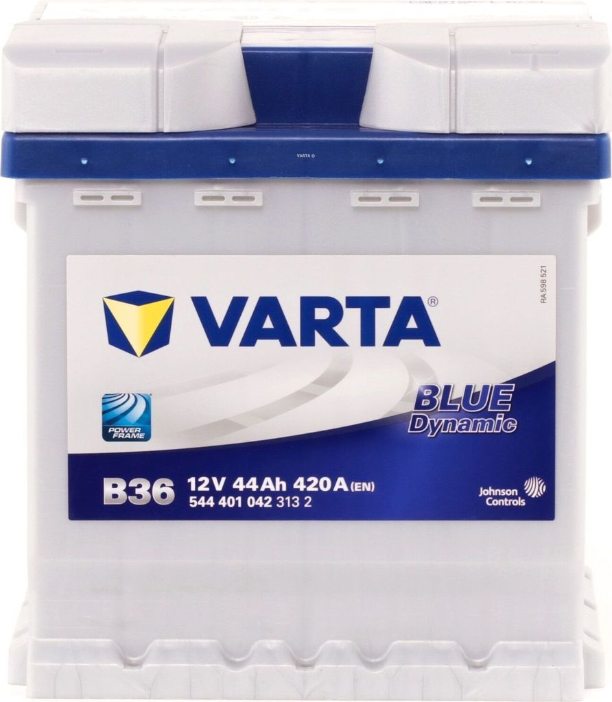 Varta Blue Dynamic, 44 Ah, 12 V, 420 A, Auto, B13, Blau, Produktbild 