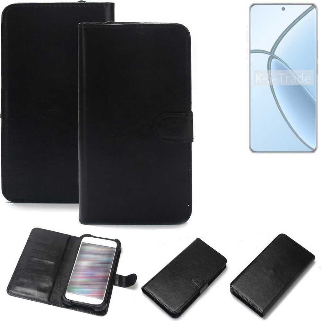K-S-Trade Handyhülle Schutzhülle kompatibel mit Realme P1 Handy Schutz Hülle Handyhülle Bumper schwarz 1x