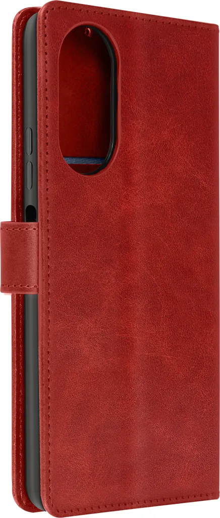 Oppo A58 Custodia Avizar Rossa con Laccetto - Portafoglio e Stand