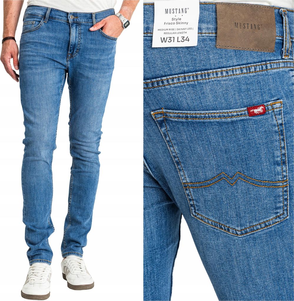 MUSTANG | Frisco Skinny | Herrenjeans, enge Passform, W31 Produktbild 