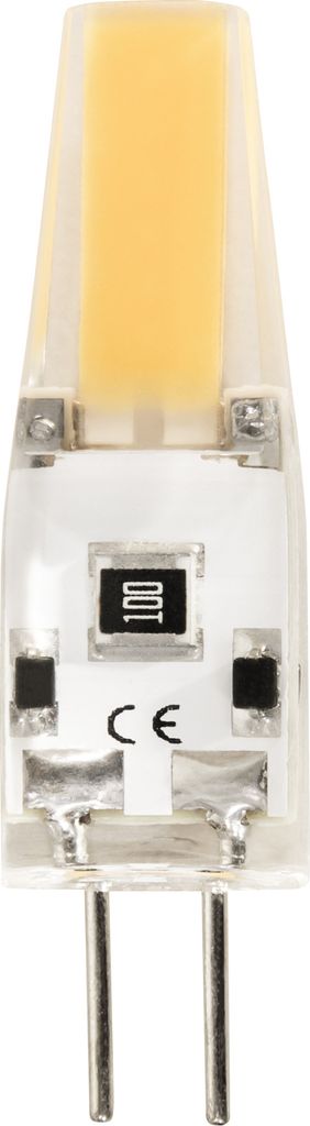 LED-Stiftsockellampe McShine "Silicia COB", G4, 12V, 1,5W, 200 lm, warmweiß