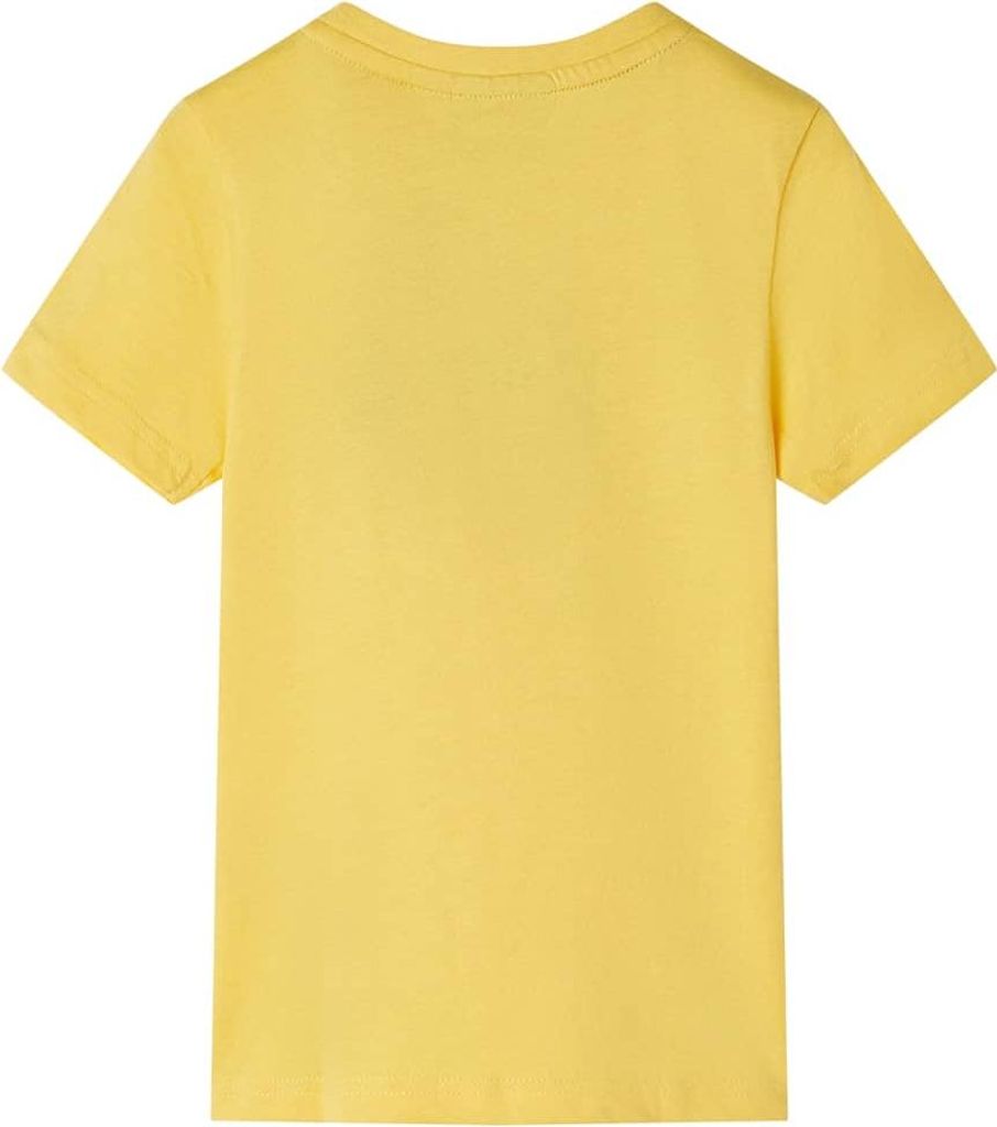 vidaXL Kinder-Kurzarmshirt Helles Ocker 116